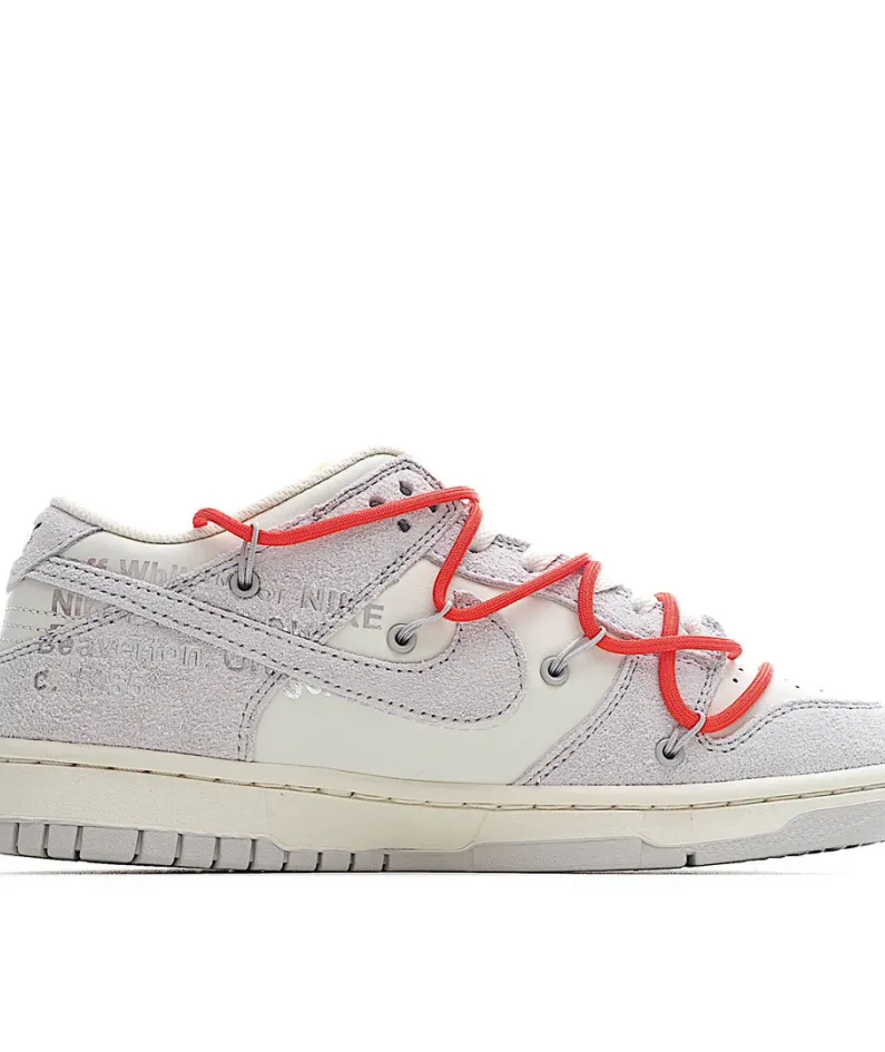 Nike SB Dunk OFF-WHITE Grey Orange Purple