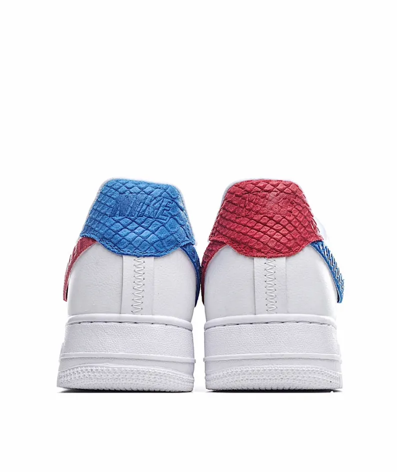 Nike Air Force 1 Low Low Top White Red Blue