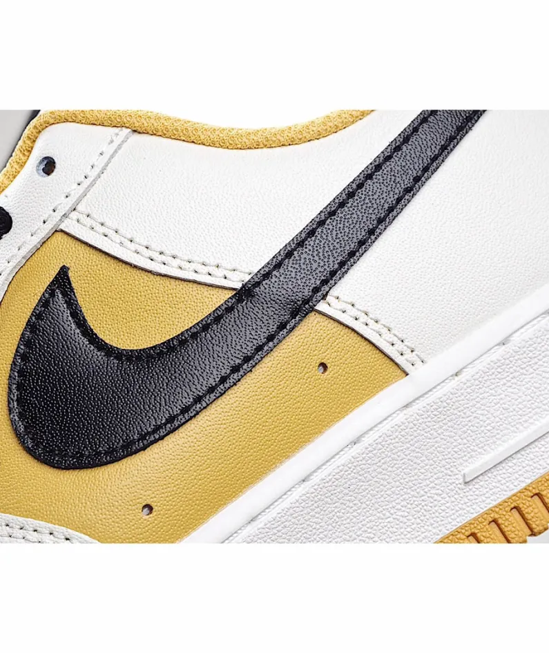 Nike Air Force1 07 White Black Yellow
