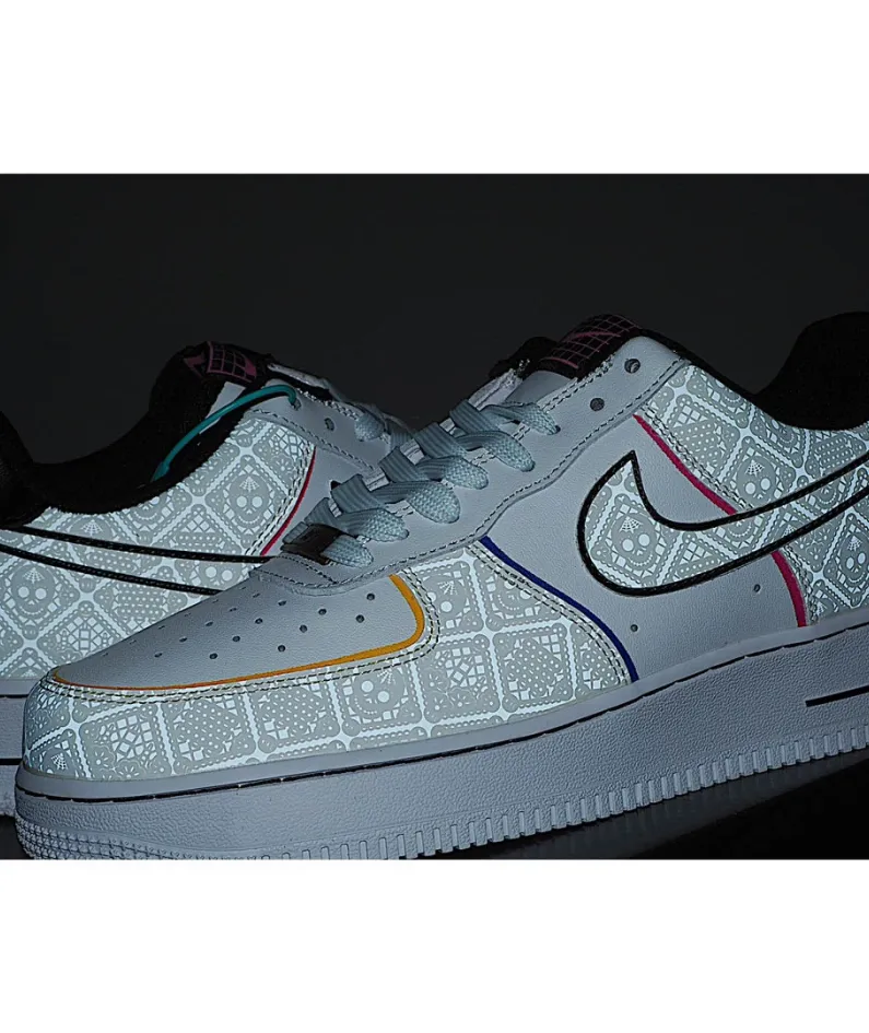 Nike Air Force 1 Day of the Dead  3M反光 
