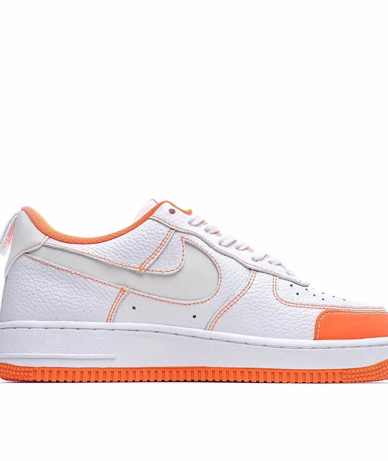 Nike Air Force 1 Low White Orange 3M Reflective