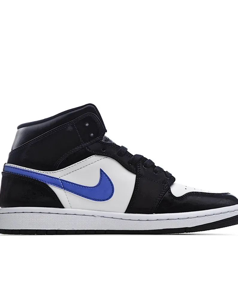 Air Jordan 1 Mid GS 'Black Racer Blue'
