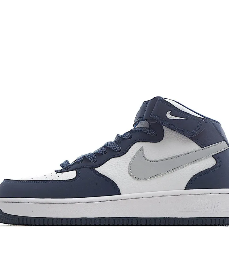 Nike Air Force 1 Mid07 Mid-Top Sneakers 3M Reflective Nike Air Force 1 Mid07 Mid-Top Sneakers 3M Reflective