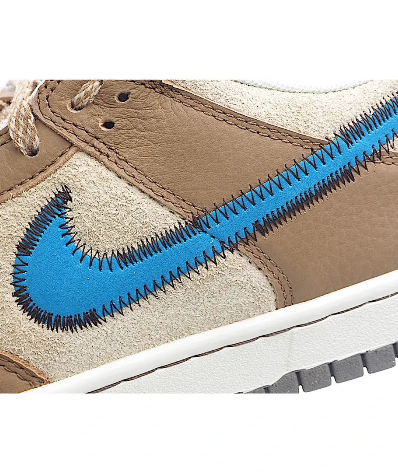 Nikex Nike SB Dunk LowDark Driftwood Me Sneakers Brown Blue