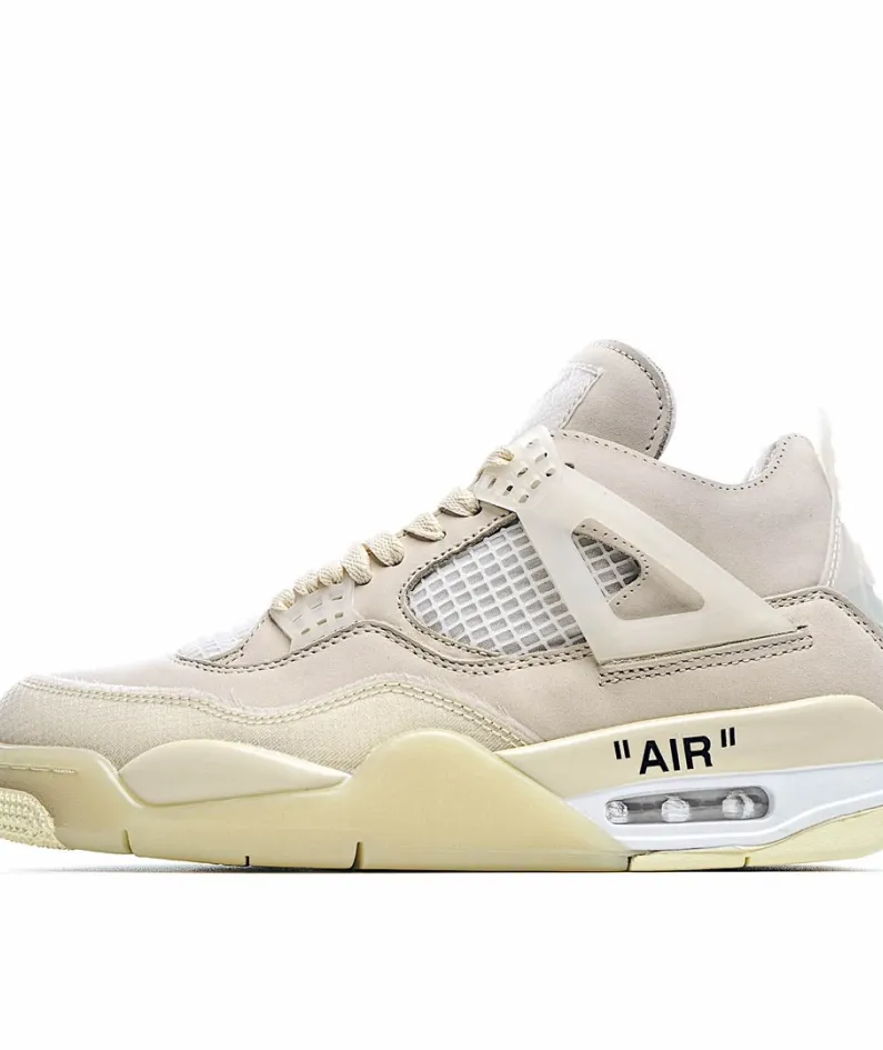 Off-White x Wmns Air Jordan 4 SP 'Sail'