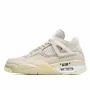 Off-White x Wmns Air Jordan 4 SP 'Sail'