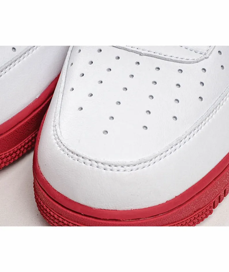 Nike Air Force 1 Low Low Top White Red