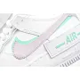 Nike Air Force 1 Shadow White, Green and Pink Low-Top Sneakers