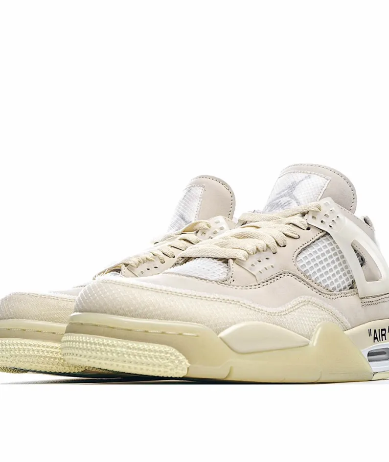 Off-White x Wmns Air Jordan 4 SP 'Sail'