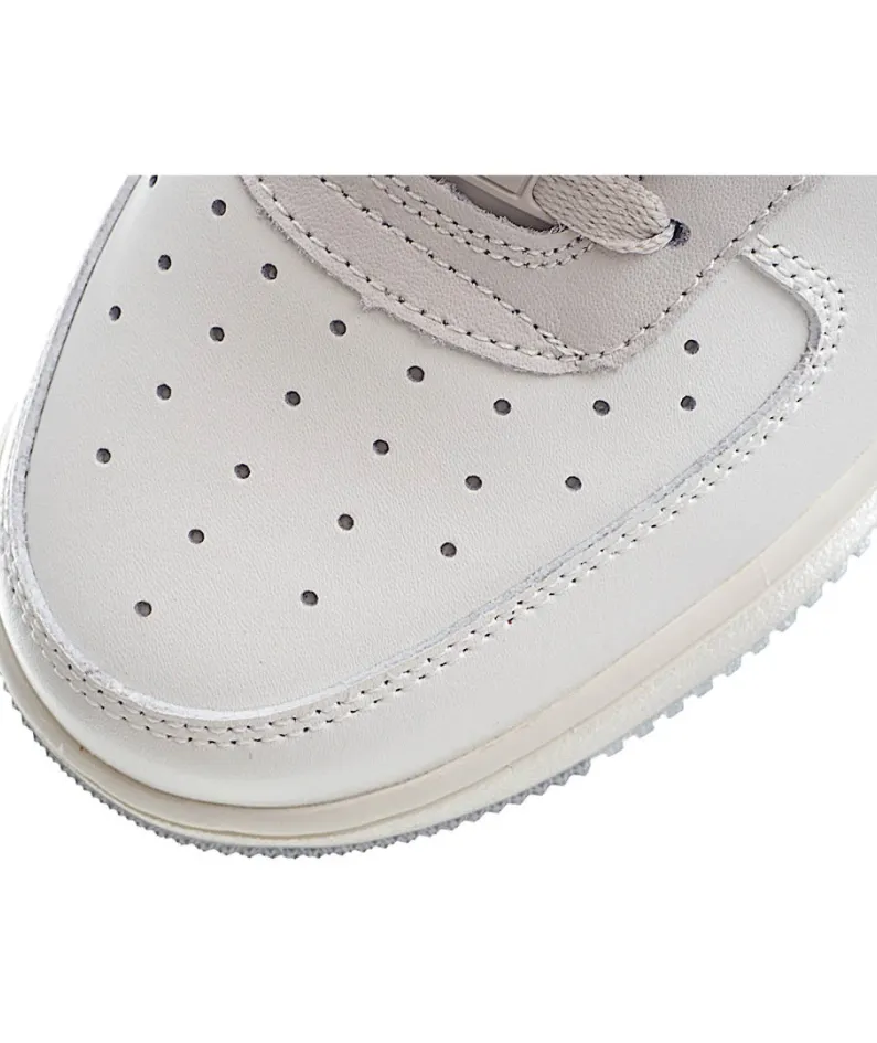 Nike Air Force 1 07 White Grey Blue Yellow