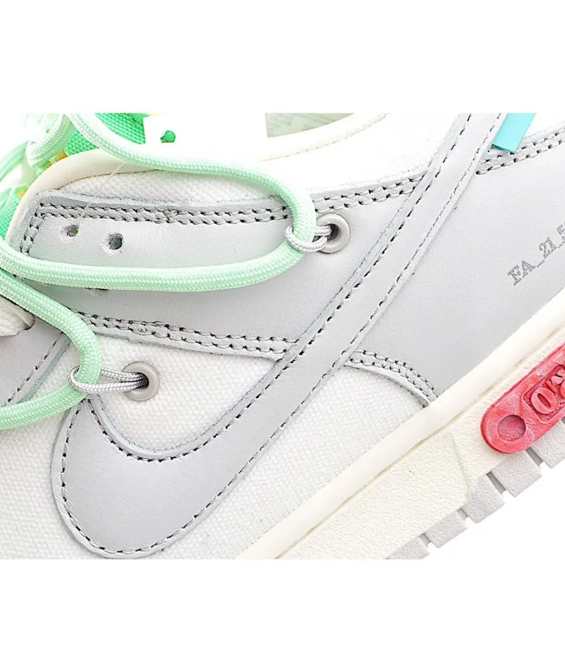 Nike 0ff-White x Nike Dunk Low "02 of 50" OW White Grey