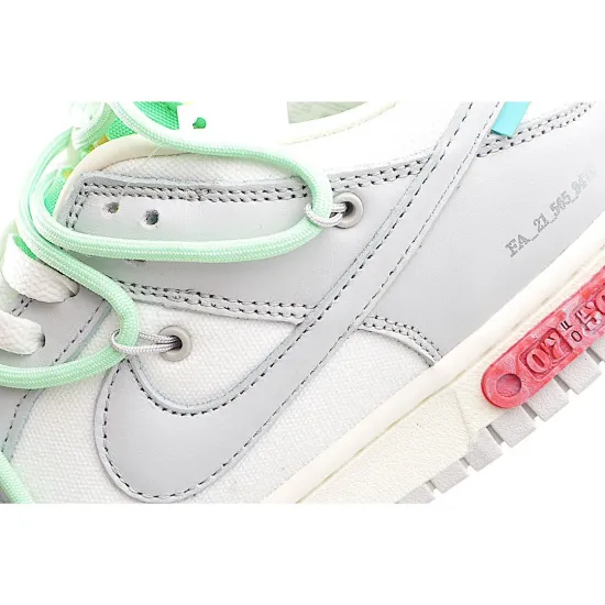 Nike 0ff-White x Nike Dunk Low "02 of 50" OW White Grey