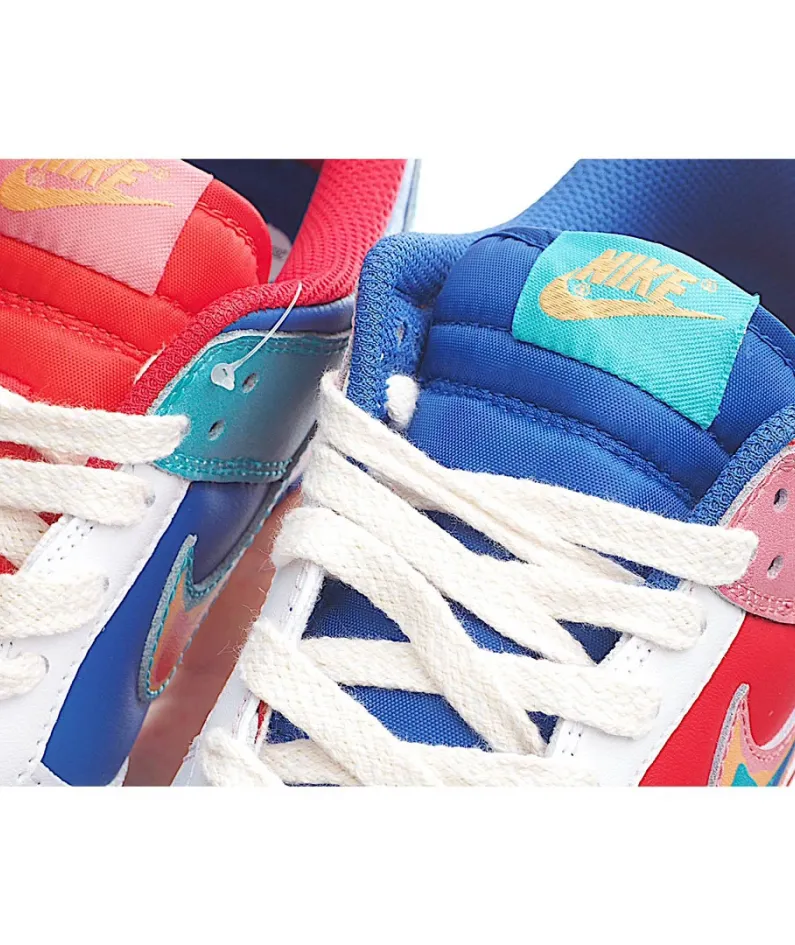 Cactusplantfleamarket x Nike Dunk Low Rainbow Low Top Sneakers