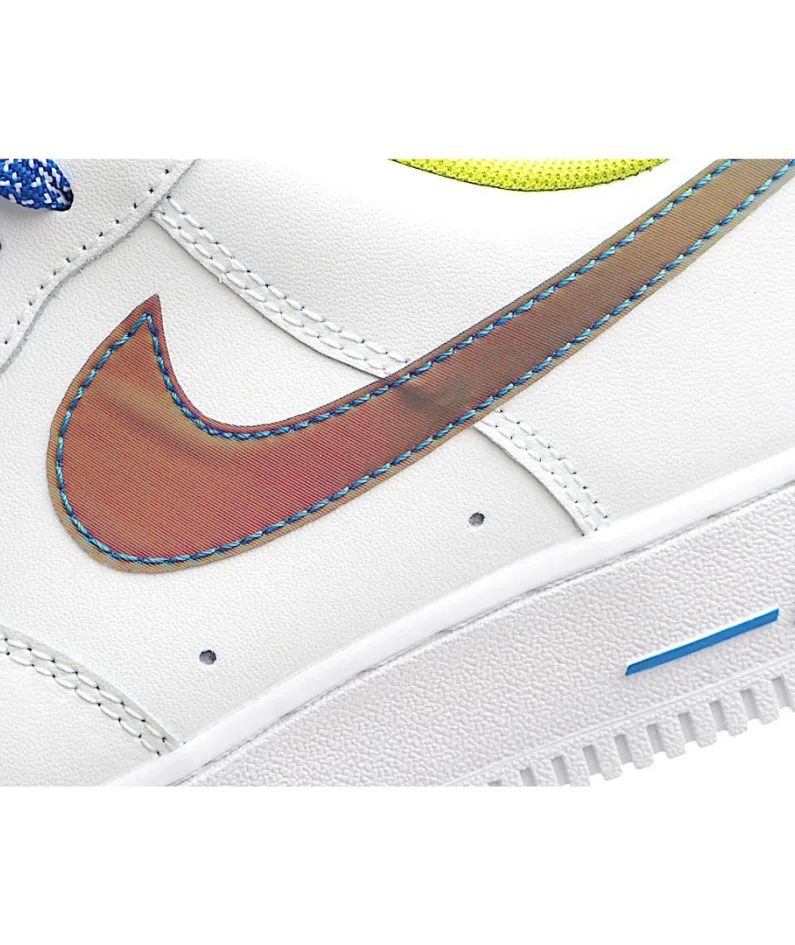 Nike Air Force 1 White Green Blue