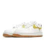 Nike Air Force1 Vandalized Black and Yellow Sneakers