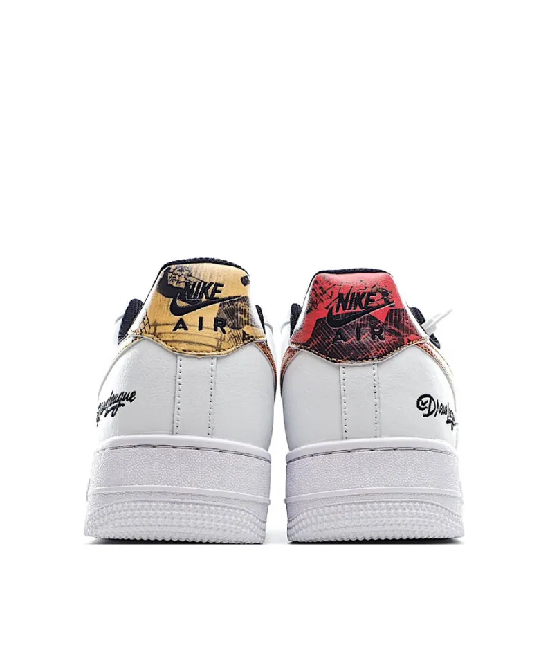 Nike Air Force 1 LowDrew League White and Orange