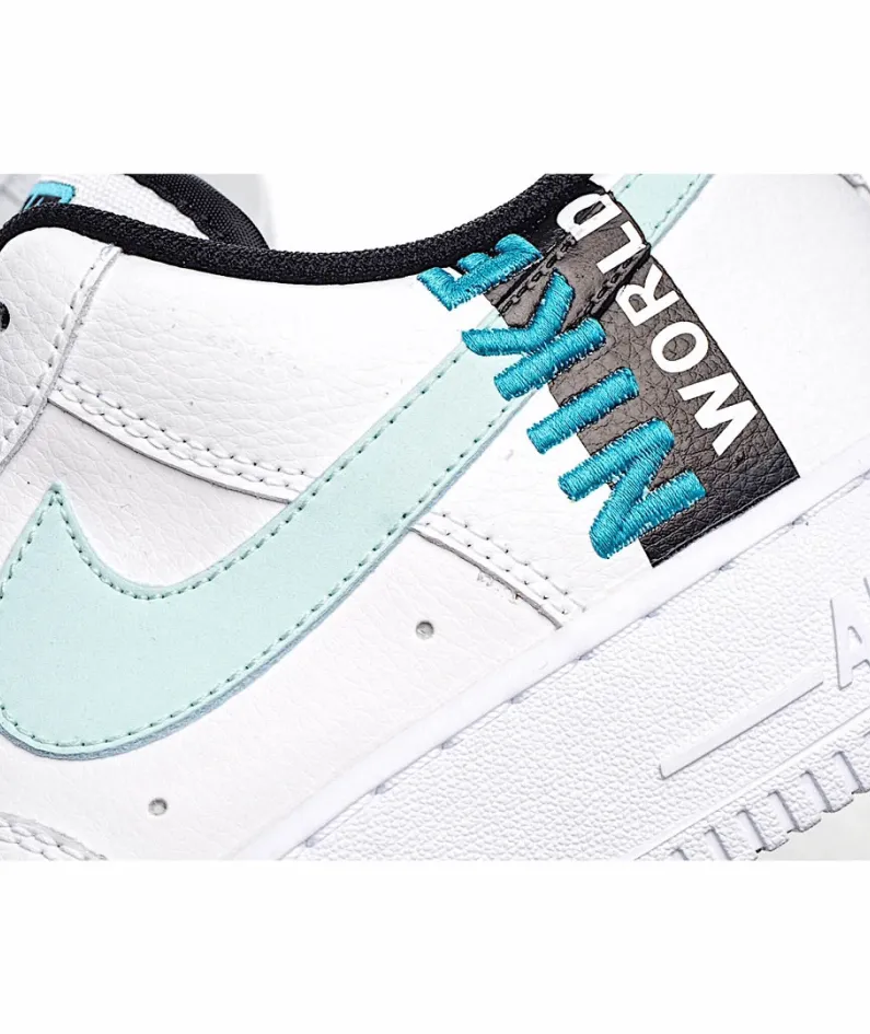 Nike Air Force 1 Low Worldwide Low Top White Green White Blue