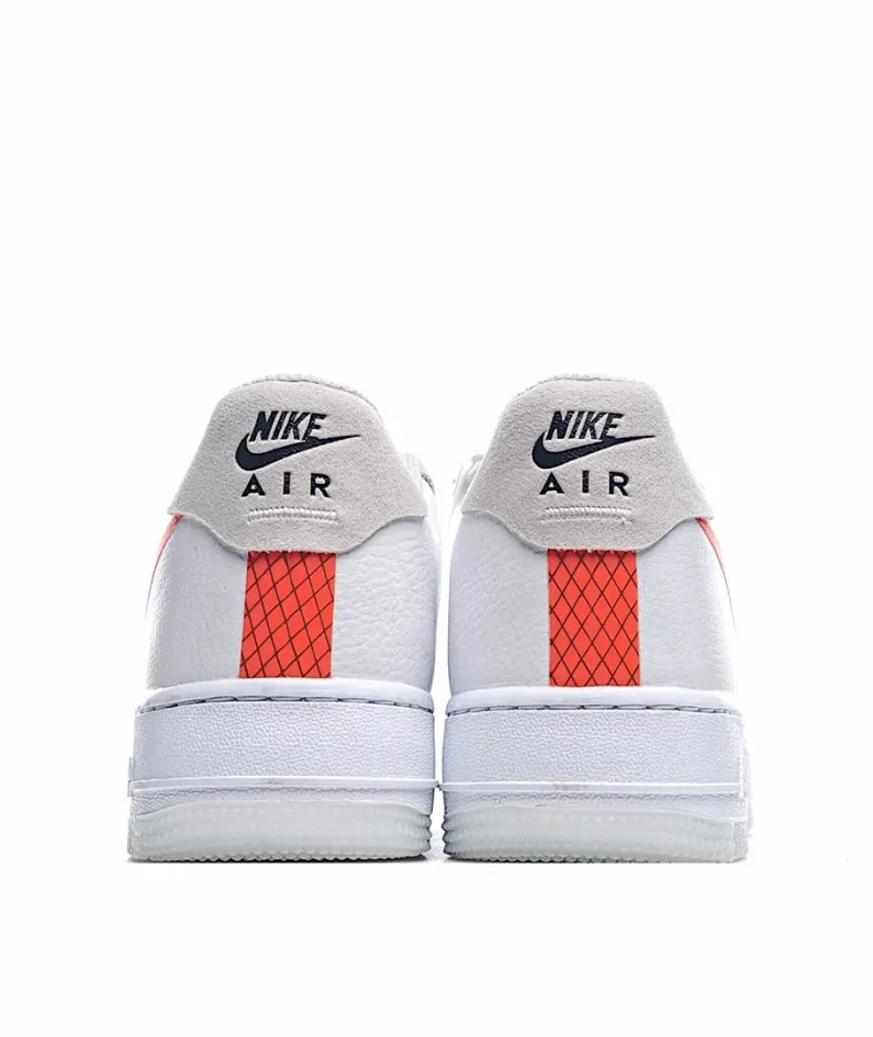 Nike Air Force 1 07 LV8 Luminous Low Top White Orange