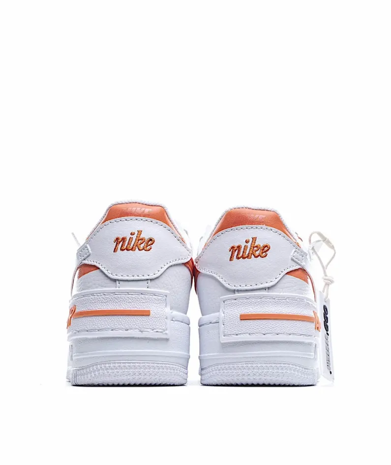 Nike WMNS Air Force 1 Shadow White Orange Orange Sneakers