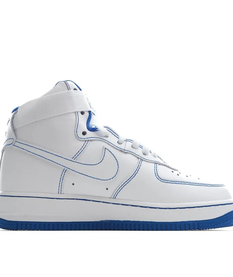 Nike Air Force 1 High '07 White and Blue High Top