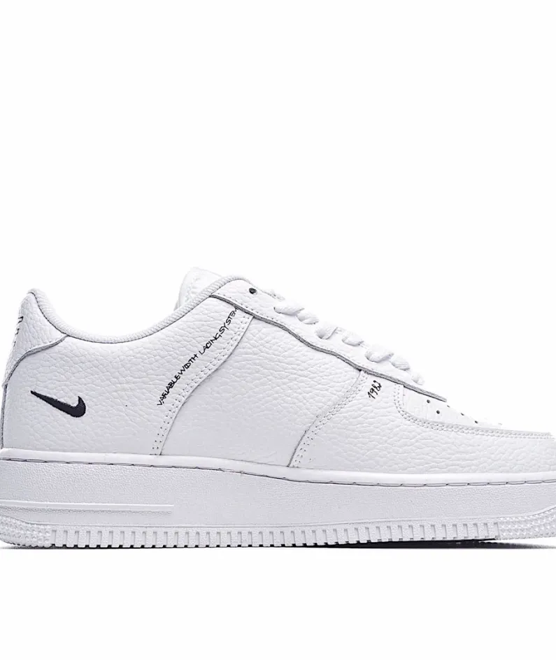 Nike AIR FORCE 1 SCHEMATIC WHITE/BLACK Sketch Black & White