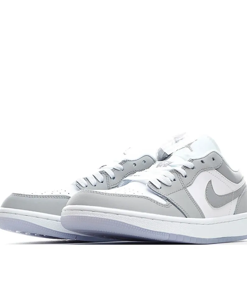 Wmns Air Jordan 1 Low 'White Wolf Grey'