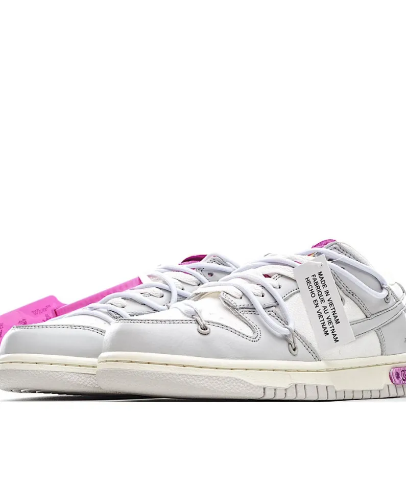 Nike 0ff-White x Nike Dunk Low "03 of 50" OW White Grey