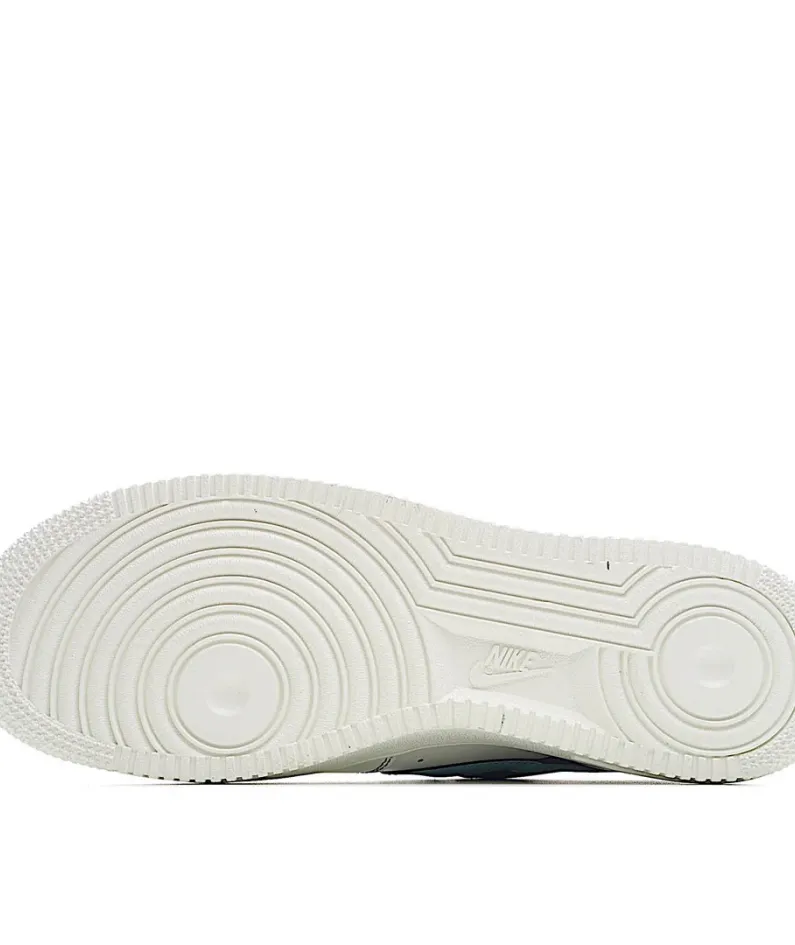 Nike Air Force 1 White and Green Reflective