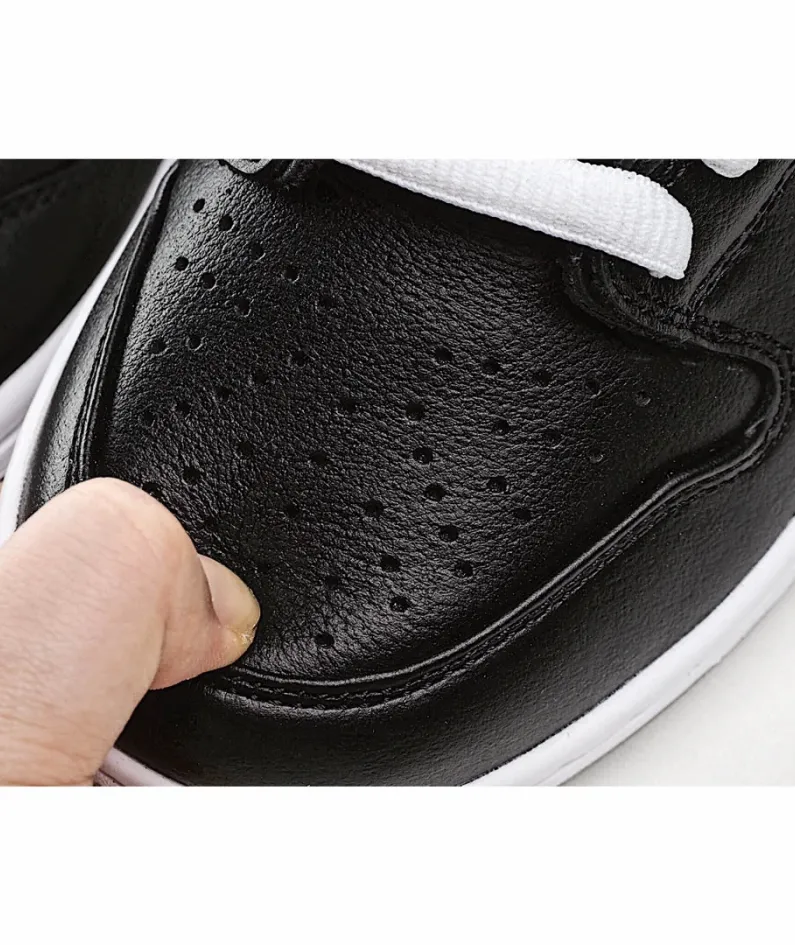 Nike Dunk Low Premium Black and Red Low Top Sneakers