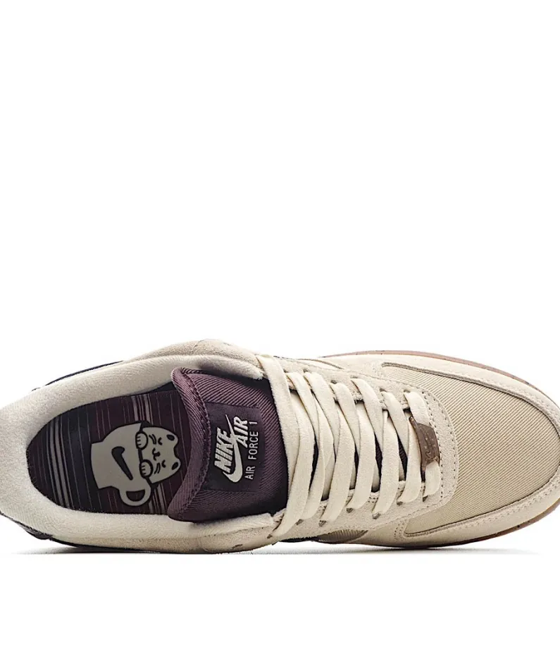 NikeAir Force 1 07 Light Brown Sneakers