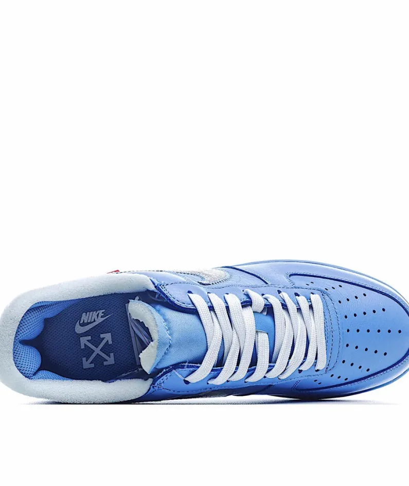 Nike Off White x Air Force 1 MCA Low Top Blue