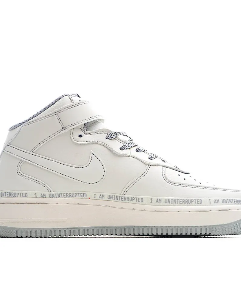 Uninterrupted Nike Air Force 1 Mid-Top Sneakers