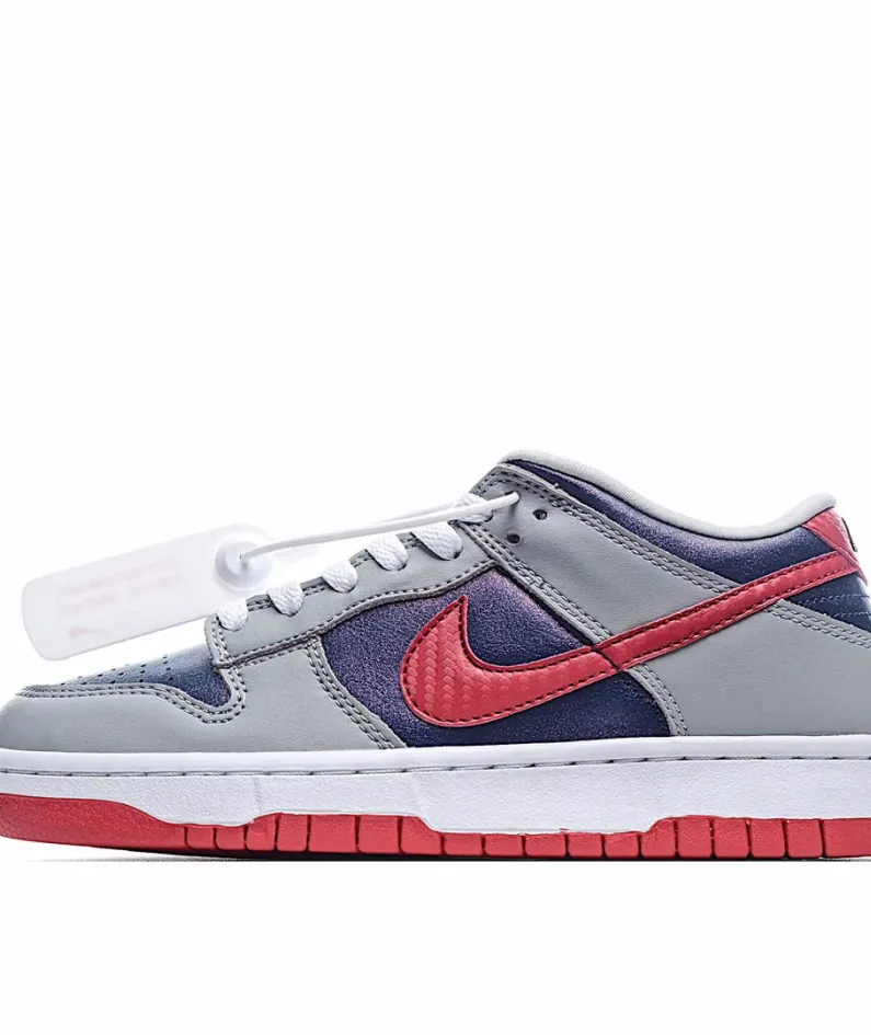 Nike SB Dunk Low Pro QSSamba Grey Red Blue