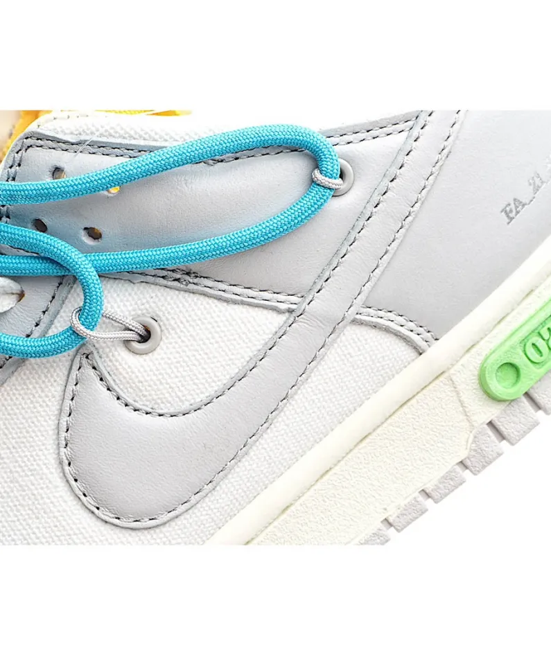 Nike 0ff-White x Nike Dunk Low "02 of 50" OW White Grey