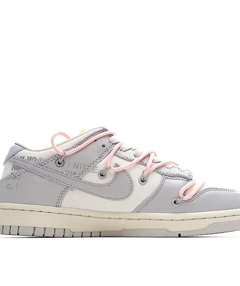 Nike SB Dunk OFF-WHITE Grey Pink Purple