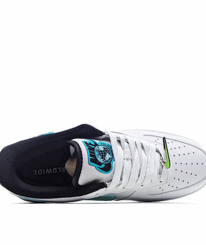 Nike Air Force 1 Low Worldwide Low Top White Green White Blue