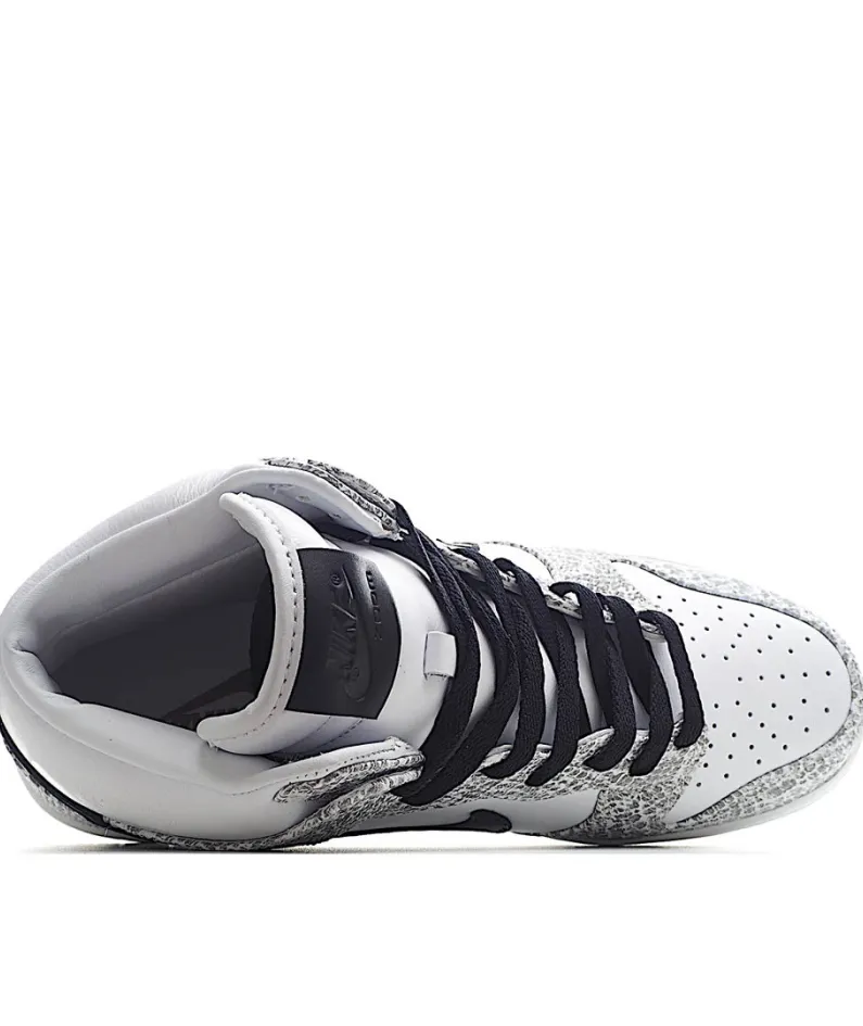 Nike Dunk High Black, White and Grey Sneakers