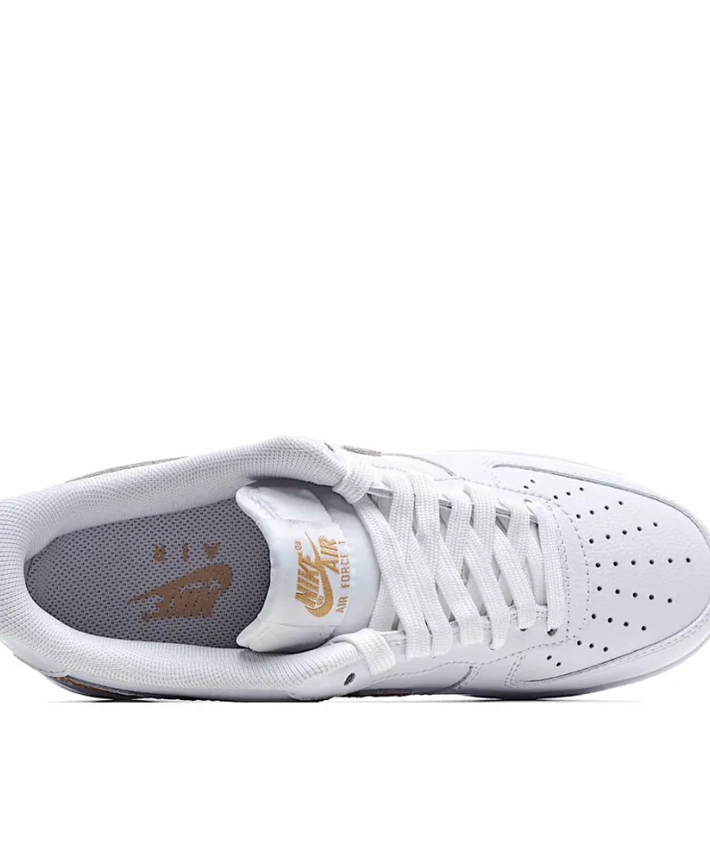 Nike Air Force 1 Low Low Top White Brown