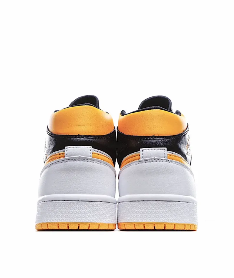 Wmns Air Jordan 1 Mid SE 'White Laser Orange