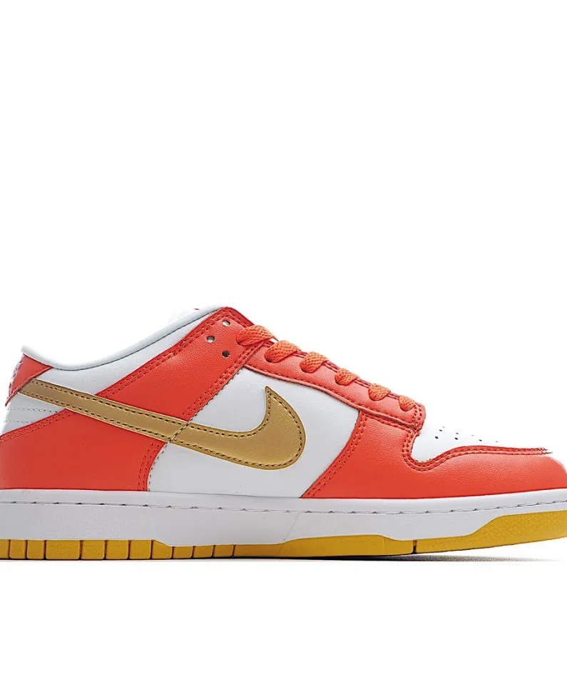 Nike Dunk Low "Golden Orange" Platinum Orange Sneakers