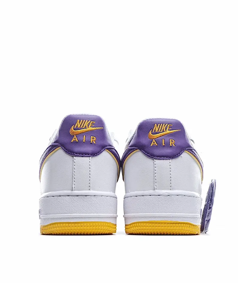 Nike Air Force 107 Low Purple Gold Low Top