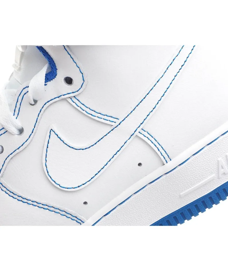 Nike Air Force 1 High '07 White and Blue High Top