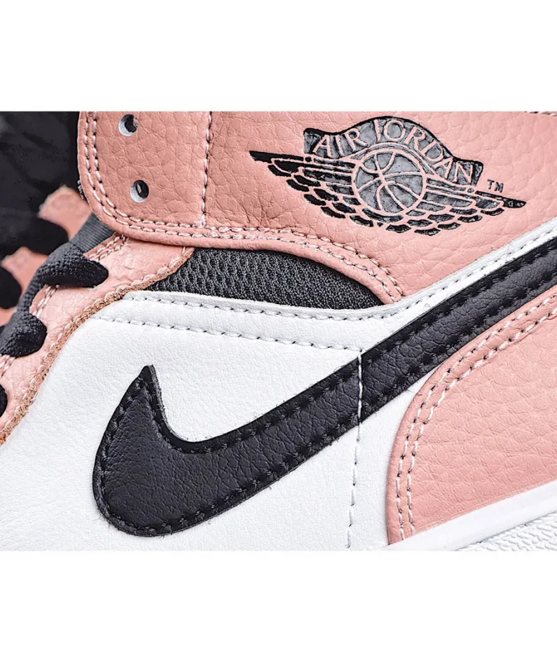 Air Jordan 1 Mid GS 'Pink Quartz'