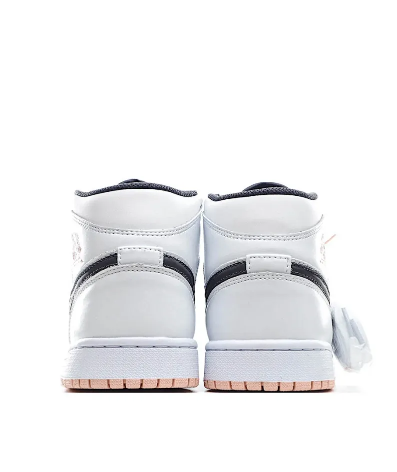 Air Jordan 1 Mid GS 'White Arctic Orange'
