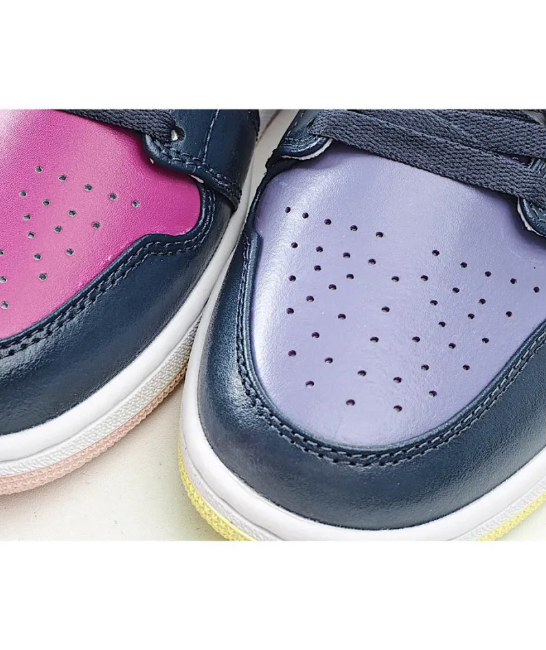 Air Jordan 1 Qiao Yi Low Top AJ1 Pink Purple Mandarin Duck