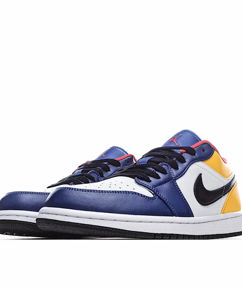 Air Jordan 1 Low 'White Deep Royal Blue'