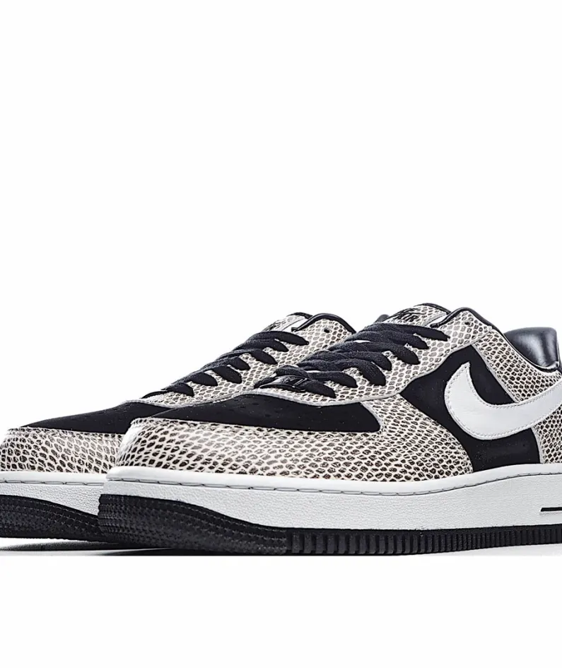 Nike Air Force 1 Low CocoaSnake Returning February Black Snake Print