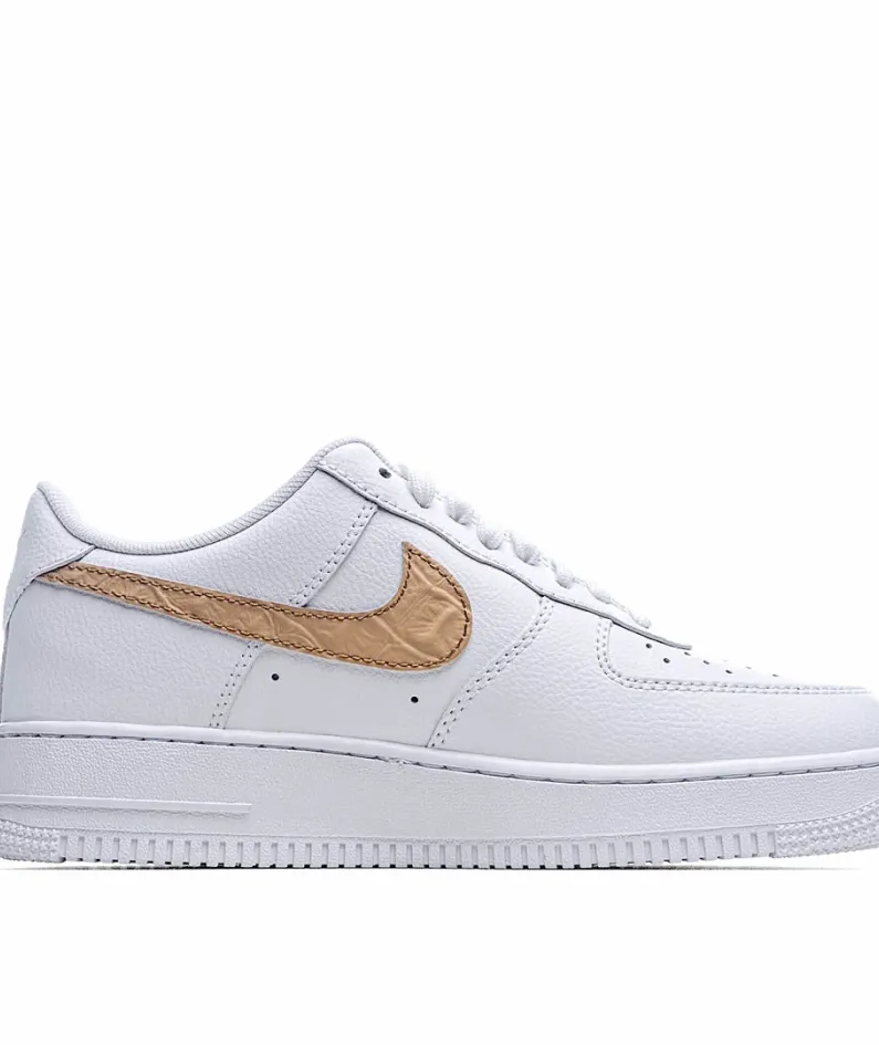 Nike Air Force 1 Low Low Top White Brown