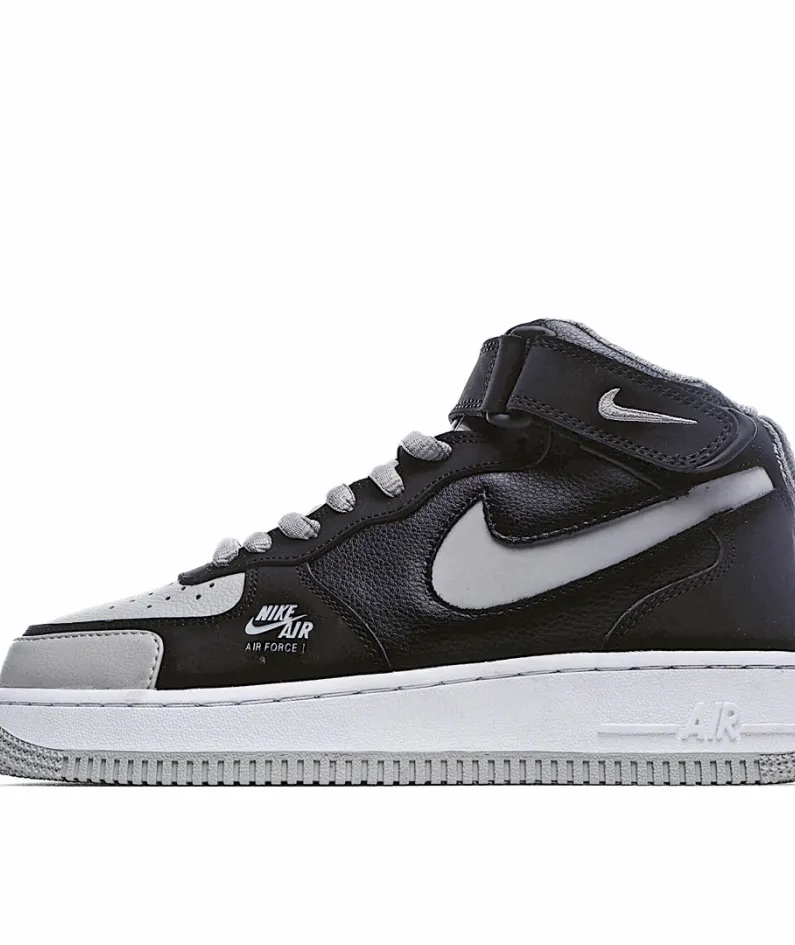 Nike Air Force 1 LV8 UTILITY Mid Shadow Grey Sneakers 3M Reflective