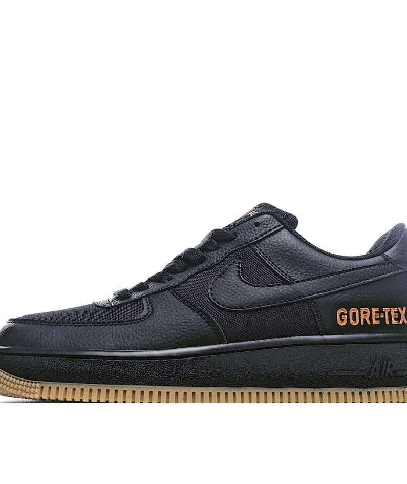 Nike Air Force 1 GORE-TEX Black Brown Beige Low Top